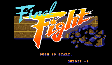 Final Fight (World) Title Screen